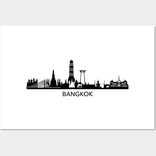 Bangkok Skyline Posters and Art